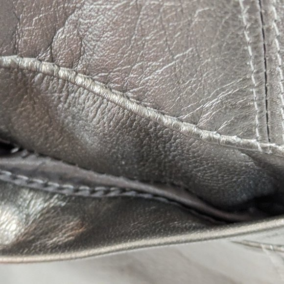 Danier Leather Jacket Zip Up Pewter Gray NWT Size XL - Picture 2 of 16